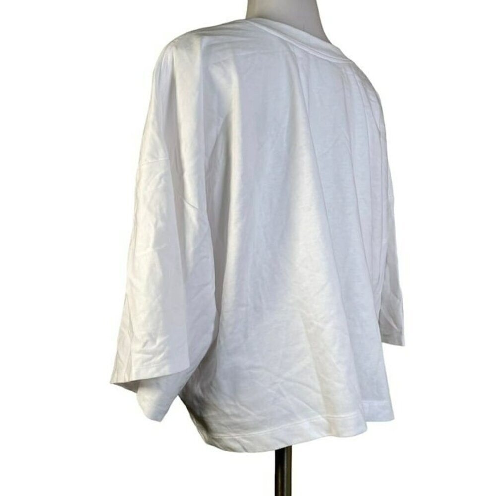 H:ours Cyndie Tee Shirt in White - Picture 5 of 11